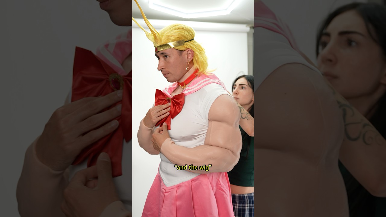 How I cosplayed Sailor Moon All Might… #anime #mha #allmight