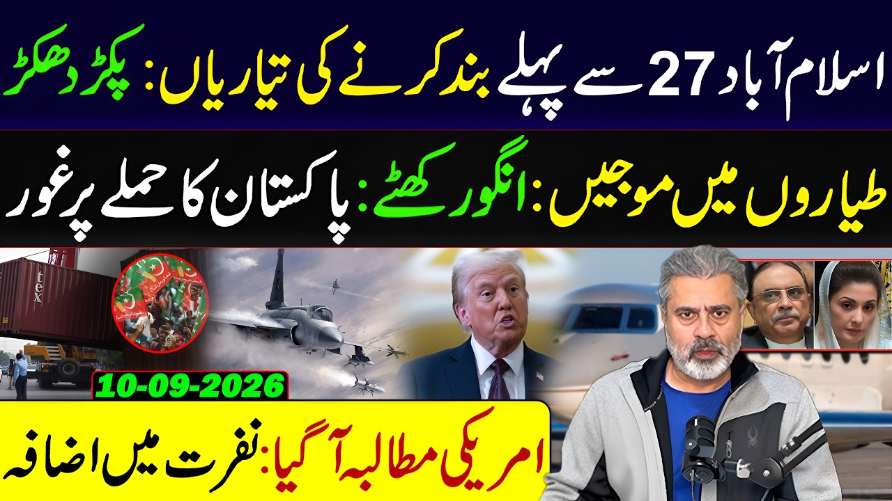 Islamabad Shutdown Before 27th! Crackdown , Pakistan's Strategy & US Demands : Imran Riaz Khan Vlog