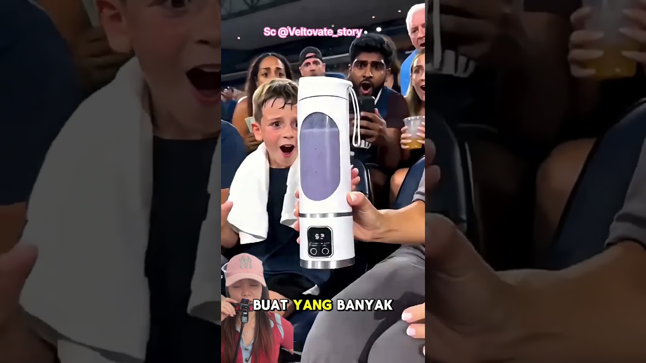 KEPANASAN, MINUM JUS PRAKTIS ⁉️ @Veltovate_story #smarthome #gadgets #remix #facts