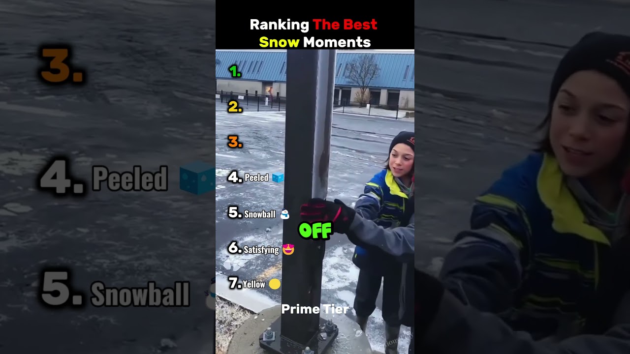 Ranking the best snow moments ❄️#usa